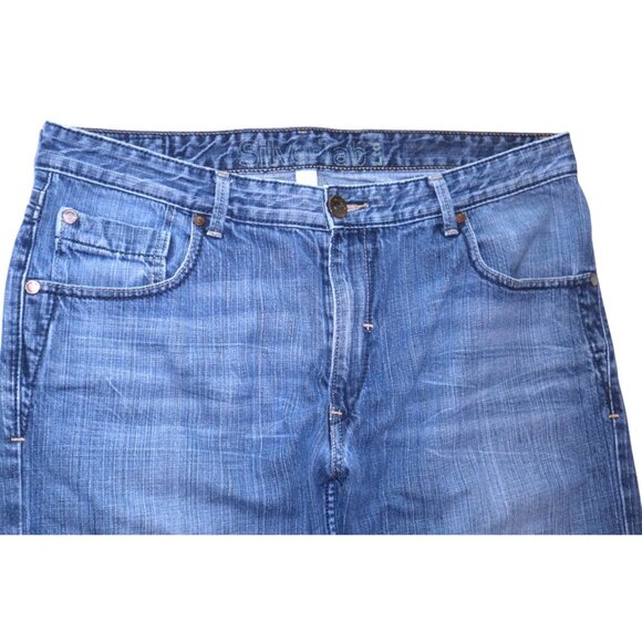 Levi’s SilverTab Bootcut 36x32 Blue Denim Jeans Faded Y2K streetwear - Picture 4 of 10